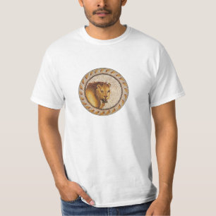T-SHIRT ANTIQUE ROMAN MOSAICS / LION