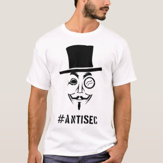 T-shirt #Antisec FACE
