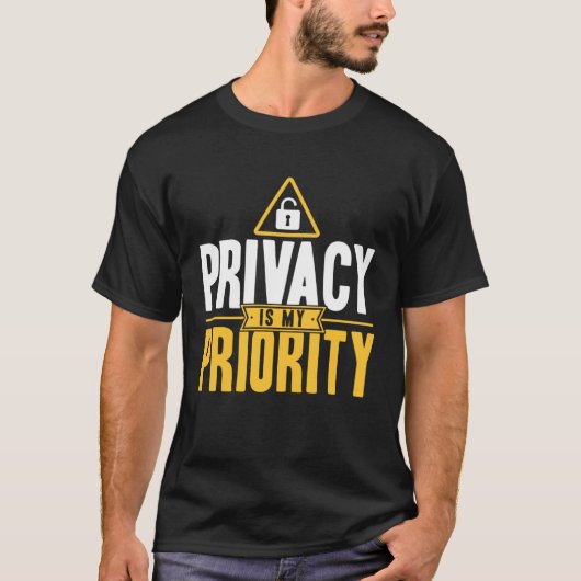 T-shirt Antisocial Privacy is my priority Introvert (Devant)