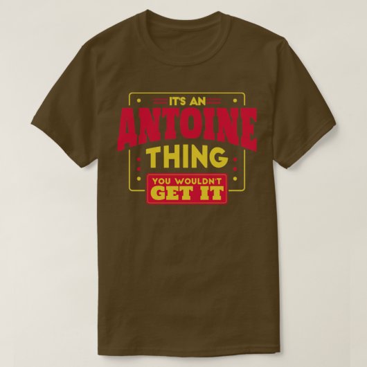 T-shirt Antoine (Design devant)