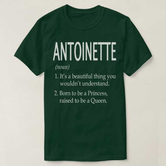 T-shirt Antoinette Nom Cadeau (Design devant)