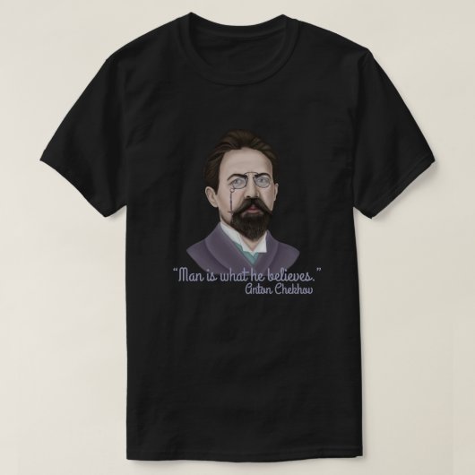 T-shirt Anton Chekhov (Design devant)