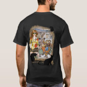T-shirt Anton Pieck - Chanteurs de carol Robe (Dos)
