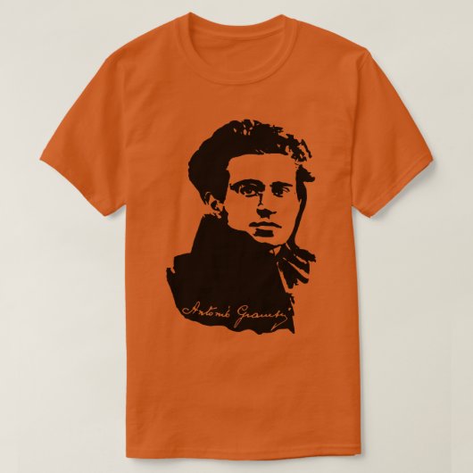 T-shirt Antonio Gramsci socialiste marxiste gauchiste (Design devant)