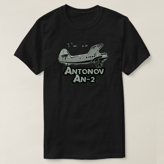 T-shirt Antonov AN-2 Aéronefs Vintages (Design devant)
