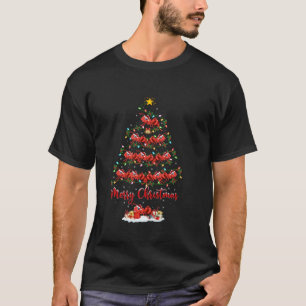 T-shirt Ants Xmas Éclairage Père Noël Ants Arbre de Noël