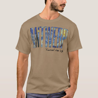 T-shirt Antwerp Van Gogh Starry Nuit Art Vincent Van Gogh