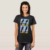 T-shirt Anu noir en vrac (Devant entier)