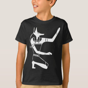 T-shirt Anubis, hiéroglyphe égyptien