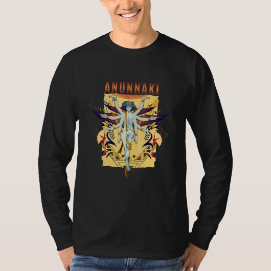 T-shirt Anunnaki Ancien Dieu Sumérien Roi Nibiru Enki En (Devant)