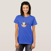 T-shirt Anxiété & Caféine (Devant entier)