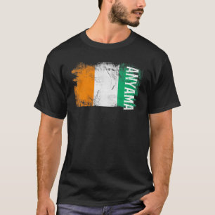 T-shirt Anyama Côte D'Ivoire Drapeau Pour Les Ivoiriens Ho