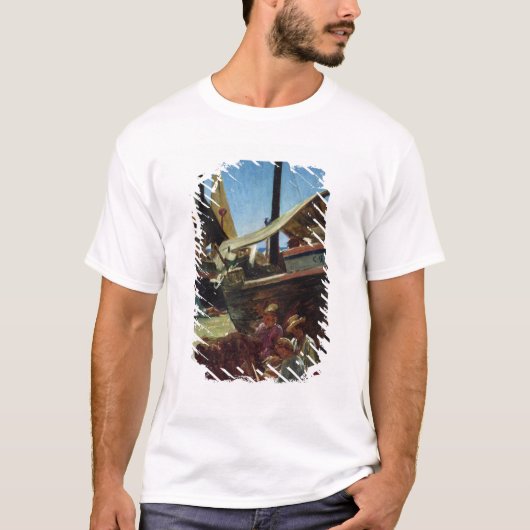 T-shirt Anzio, le port (Devant)