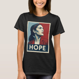 T-shirt Aoc Alexandria Ocasio Cortez 2028 Pour Président -