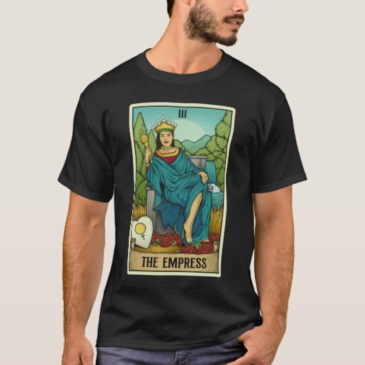 T-shirt AOC Empress Tarot Card Halloween Costume AOC 2024 (Devant)