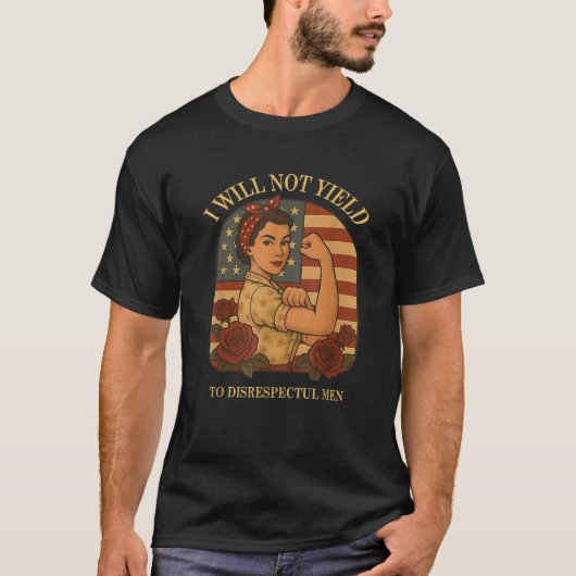 T-shirt AOC Je Ne Rendrai Pas Aux Hommes Irrespectueux (Devant)