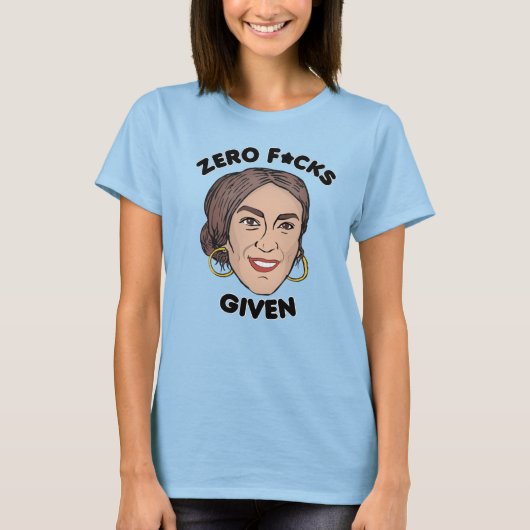 T-shirt AOC : ZÉRO F fois donné (Devant)