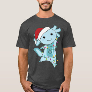 T-shirt Aolotl Merry Christmas Fairy Lights Sweet Animals 