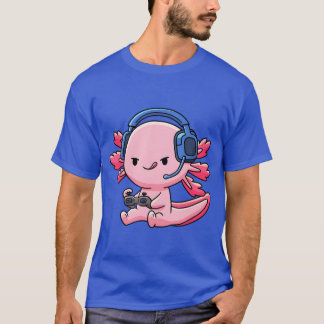 T-shirt Aolotl Poisson Jeu Vidéo Jeux Garçons Filles Anime