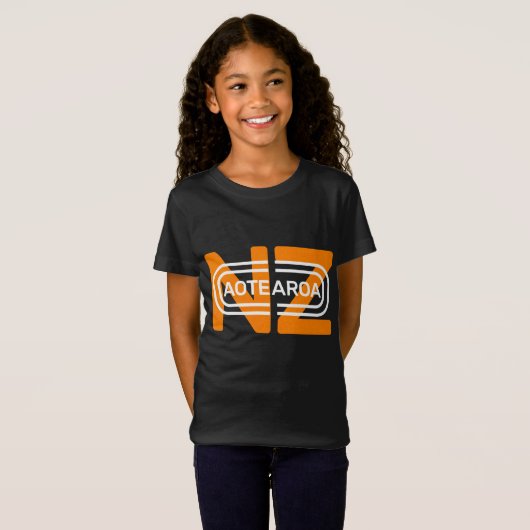 T-Shirt Aotearoa Art moderne (Devant entier)
