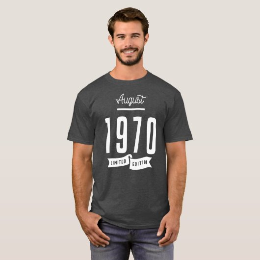T-shirt Août 1970 (Devant entier)