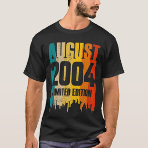 T-shirt Août 2004 17 Anniversaire Edition Limitée