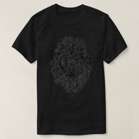T-shirt Août Anniversaire Leo Lion Pride Graphisme Mens Zo (Design devant)