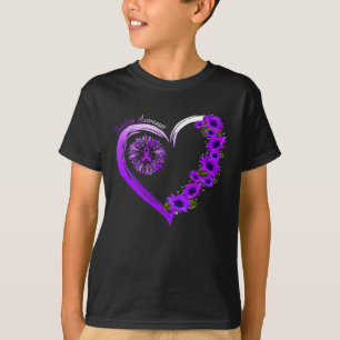 T-shirt Août Nous Portons Violet Surdose Sensibilisation T