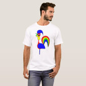 T-shirt Août Rainbow (Devant entier)