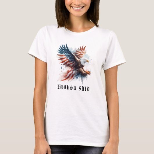 T-shirt *~* AP16 Etats-Unis - Drapeau américain détaillé E (Devant)