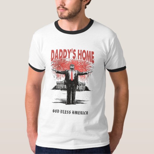 T-shirt *~* AP16 - Trump Daddy's Home - USA Golf Towel (Devant)