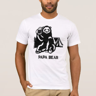T-shirt *~* AP86 Toast de bière Camping PAPA Fête des père