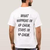 T-shirt AP ringard Chem (Dos)