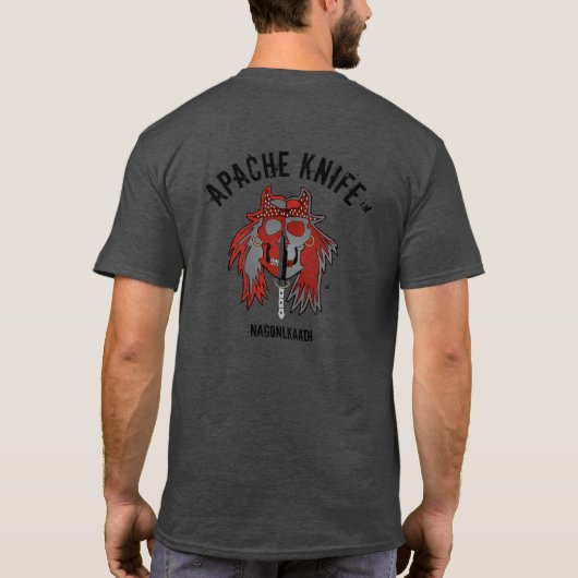 T-shirt Apache Kinfe ®️ ™️ 🇺 🇸 Apache Knife 322 (Dos)