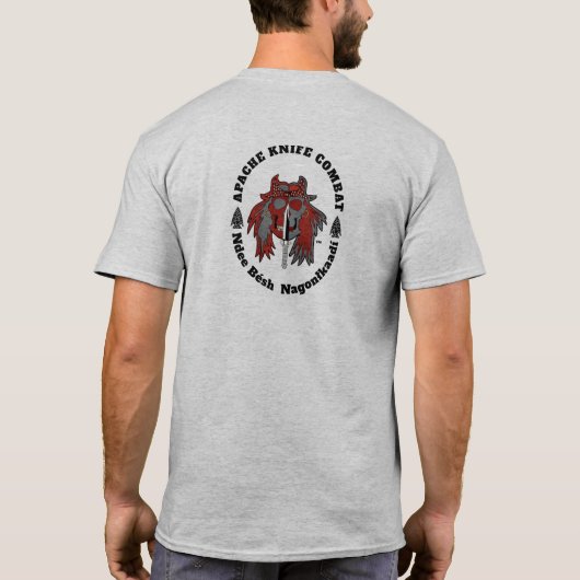 T-shirt Apache Knife® 🇺 🇸 Apache Combat Patche 88 T-Shir (Dos)