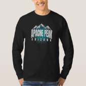 T-shirt Apache Peak AZ Mountain Climber Cool & Trendy Apac (Devant)