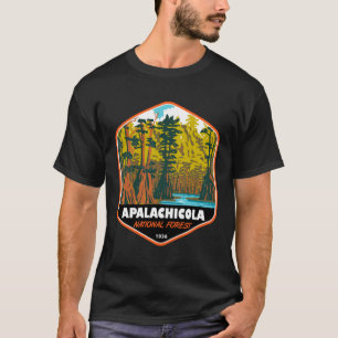 T-shirt Apalachicola Forêt nationale Baldcypress Arbre Bad