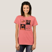 T-shirt APARN Secourir Carlins Dames Melange Ringer T-shir (Devant entier)