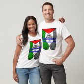 T-shirt Apartheid d'Israélien de Carlos Latuff- (Unisexe)