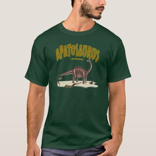 T-shirt Apatosaurus (brontosaures) (Devant)