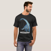 T-shirt Apatosaurus Dinosaure Design (Devant entier)