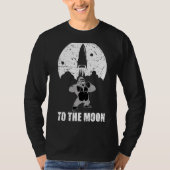 T-shirt Ape À La Lune Crypto Coin Rocket Crypto Nft (Devant)