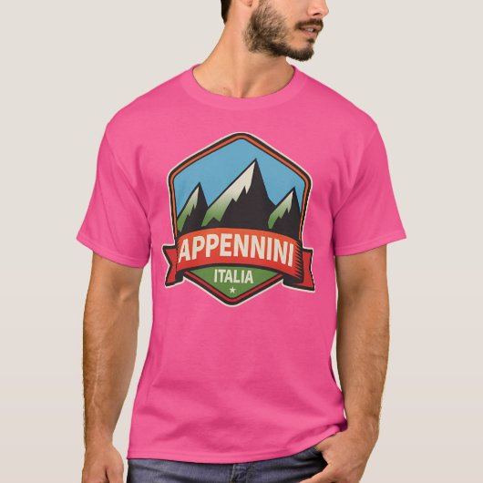 T-shirt Apennine Mounts Italie Actif (Devant)