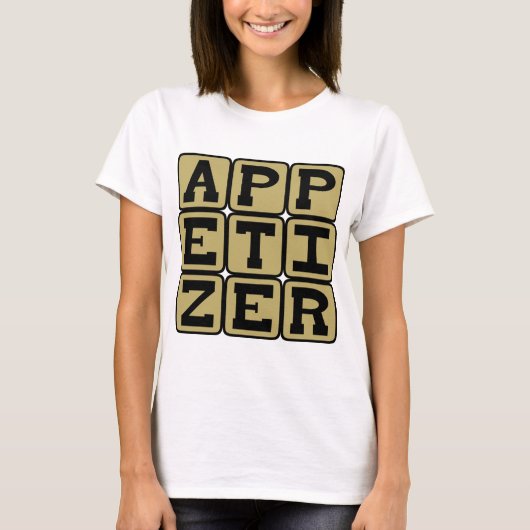 T-shirt Apéritif, Petit Morceau (Devant)