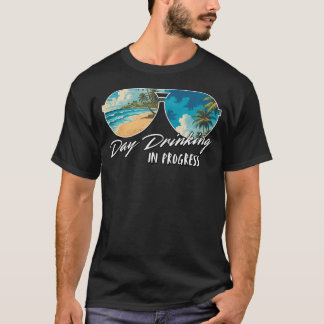 T-shirt Apéro en Cours Lunettes de Soleil Drôles de Vacanc