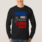 T-shirt Apero Humour Alcool Vous Embaucher Aperitif (Devant)