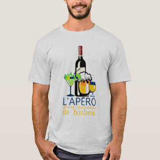T-shirt apero pastis biere mojito vin source inepuisable b