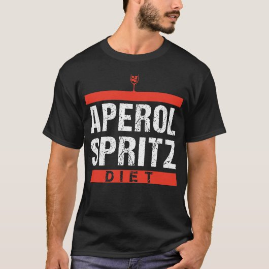 T-shirt Aperol Spritz Cocktail Party Alcool Boisson été  (Devant)