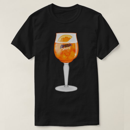 T-shirt Aperol Spritz en verre (Design devant)
