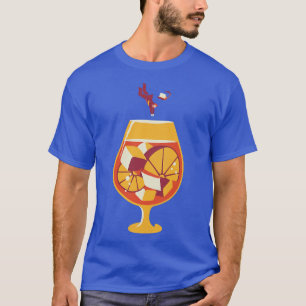 T-shirt Aperol Spritz Plongée En Été Directeur Du Design